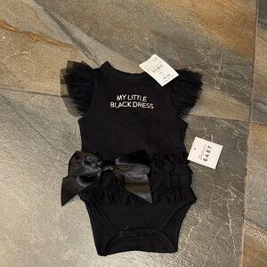 Black Baby Dress with Bow